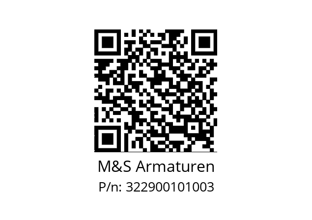   M&S Armaturen 322900101003