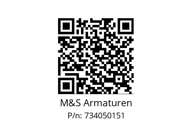   M&S Armaturen 734050151