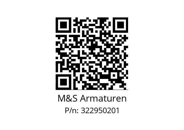   M&S Armaturen 322950201