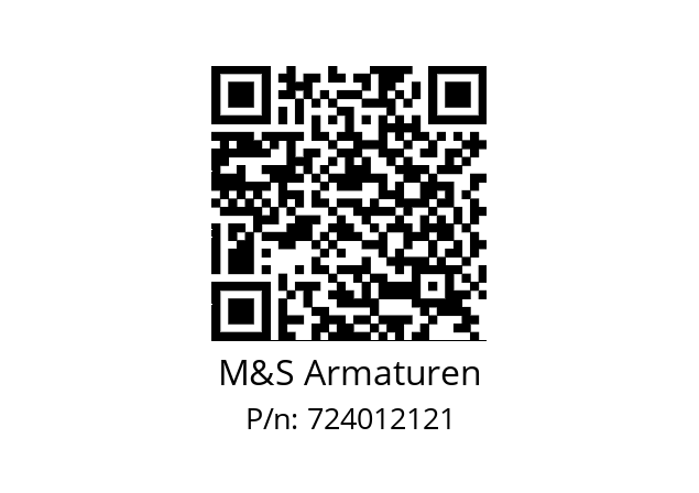   M&S Armaturen 724012121