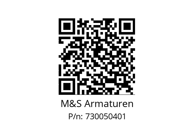   M&S Armaturen 730050401