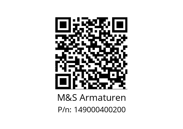   M&S Armaturen 149000400200