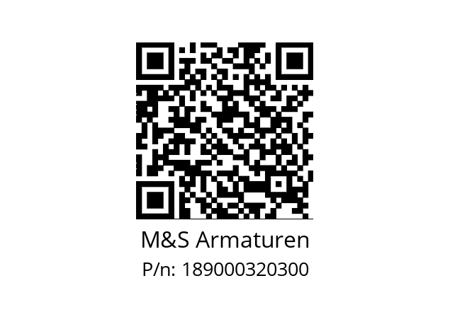   M&S Armaturen 189000320300