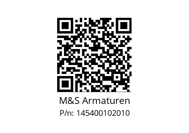   M&S Armaturen 145400102010