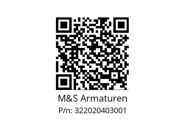   M&S Armaturen 322020403001