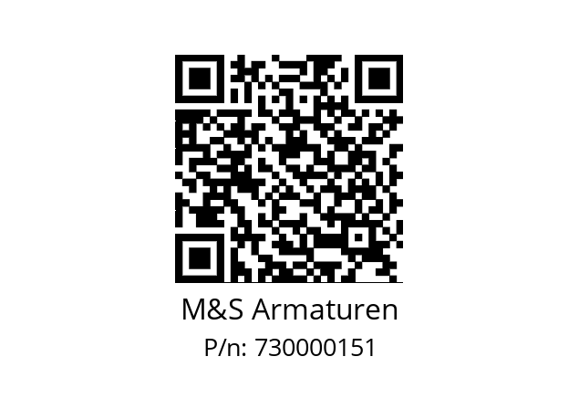   M&S Armaturen 730000151