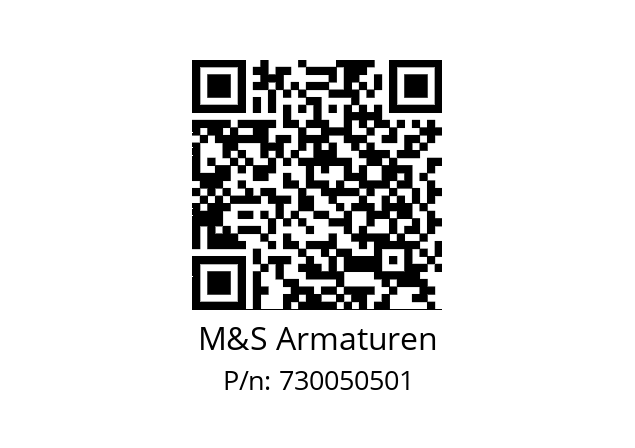   M&S Armaturen 730050501