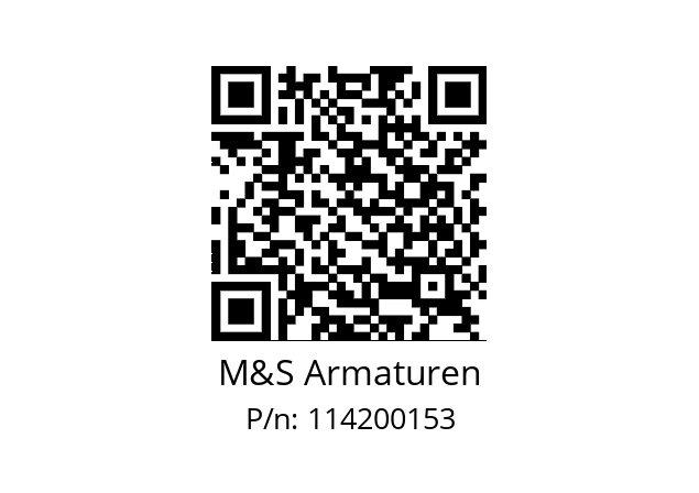   M&S Armaturen 114200153