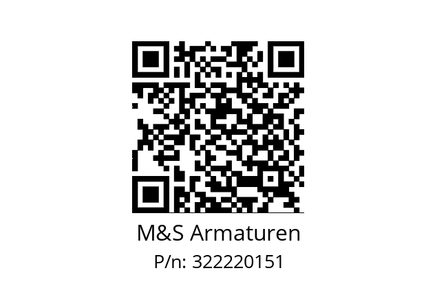   M&S Armaturen 322220151