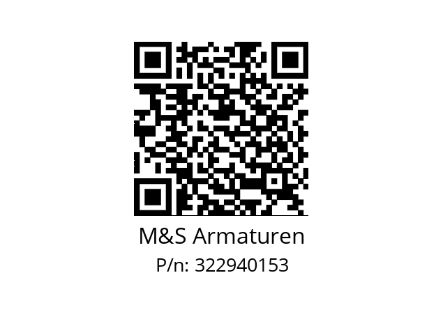   M&S Armaturen 322940153