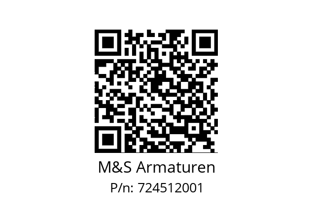   M&S Armaturen 724512001