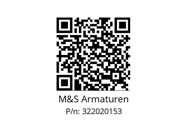   M&S Armaturen 322020153