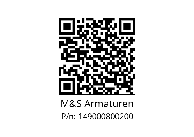   M&S Armaturen 149000800200