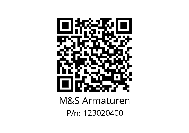   M&S Armaturen 123020400