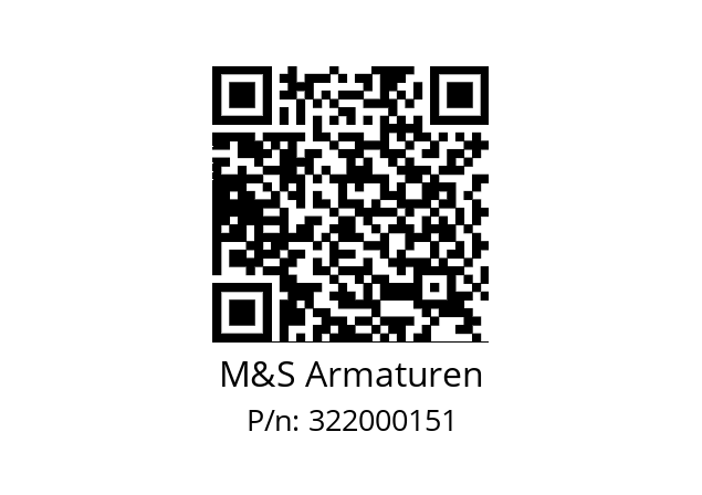   M&S Armaturen 322000151