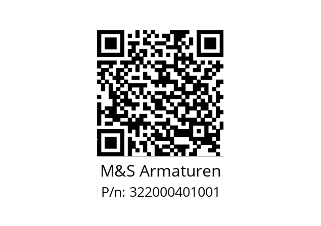   M&S Armaturen 322000401001