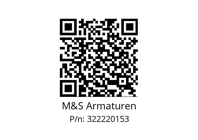   M&S Armaturen 322220153