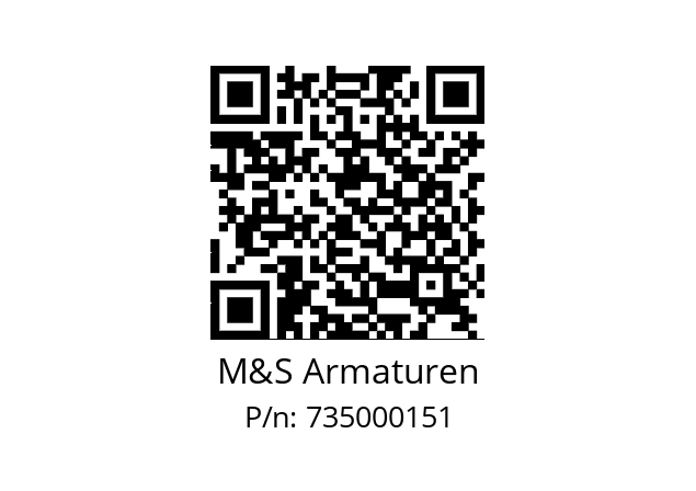   M&S Armaturen 735000151