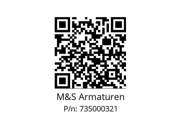   M&S Armaturen 735000321