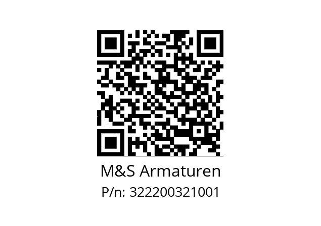   M&S Armaturen 322200321001