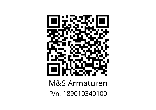   M&S Armaturen 189010340100