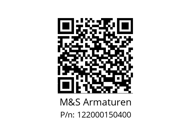   M&S Armaturen 122000150400