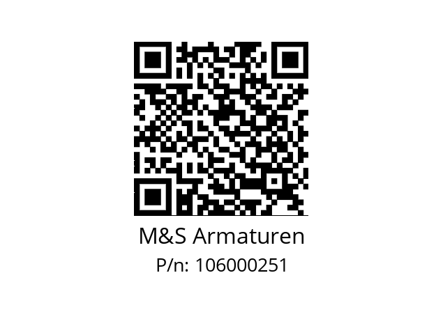   M&S Armaturen 106000251