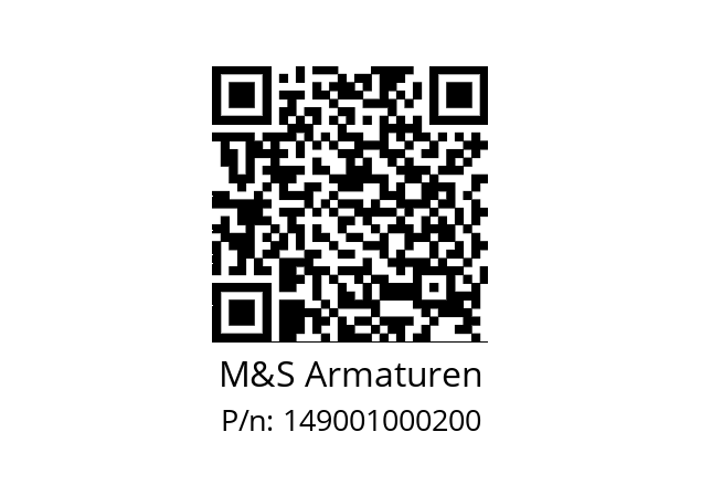   M&S Armaturen 149001000200