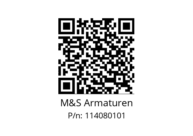   M&S Armaturen 114080101