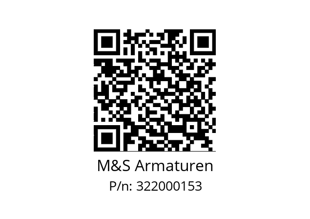   M&S Armaturen 322000153