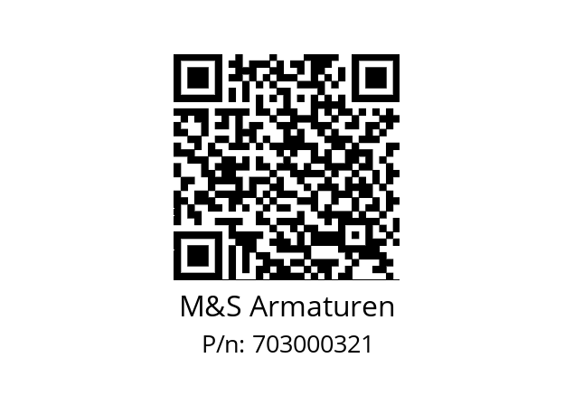   M&S Armaturen 703000321