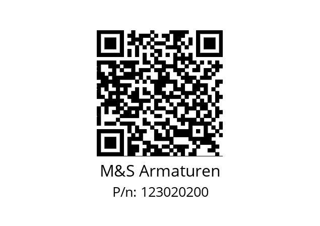   M&S Armaturen 123020200