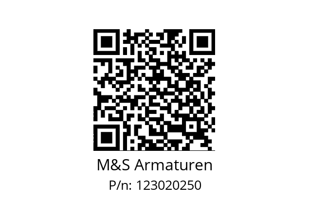   M&S Armaturen 123020250