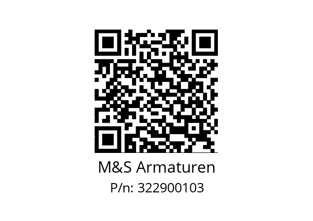   M&S Armaturen 322900103