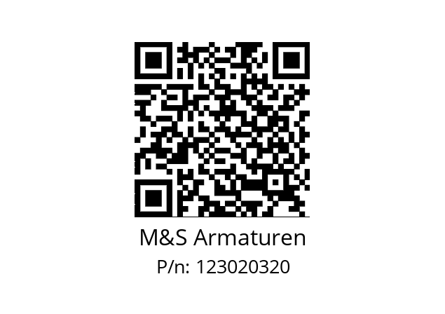   M&S Armaturen 123020320