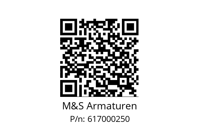   M&S Armaturen 617000250