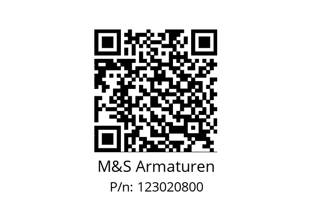   M&S Armaturen 123020800