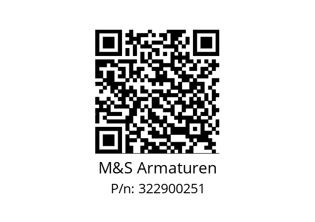   M&S Armaturen 322900251