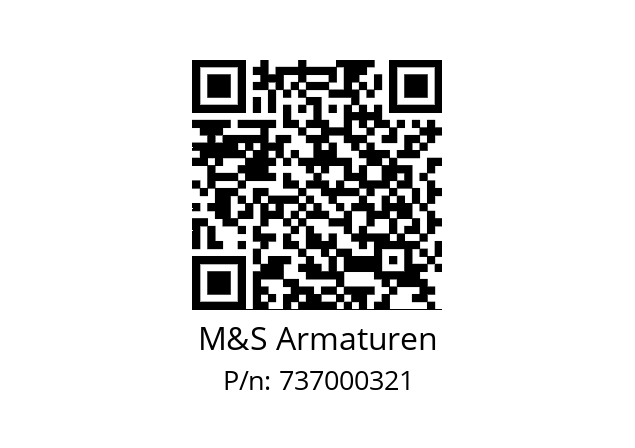   M&S Armaturen 737000321