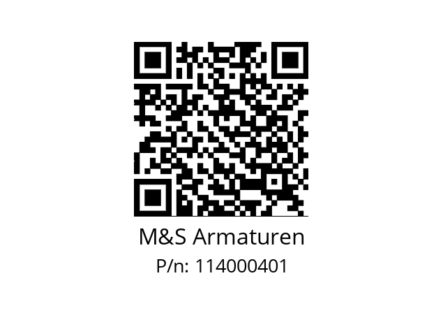   M&S Armaturen 114000401