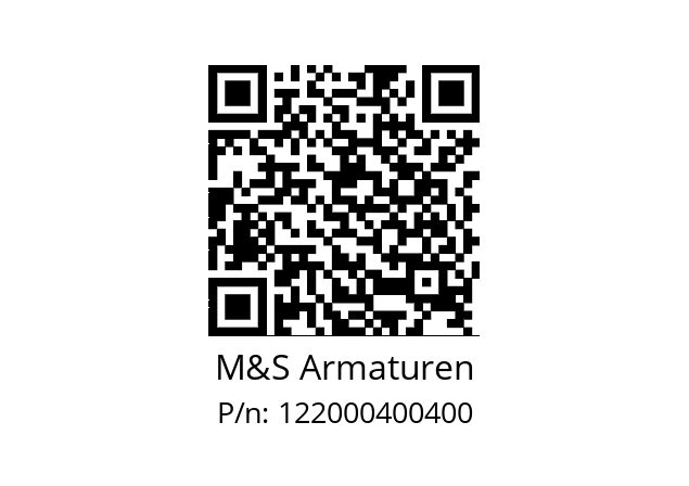   M&S Armaturen 122000400400