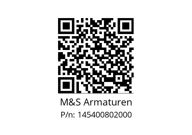   M&S Armaturen 145400802000