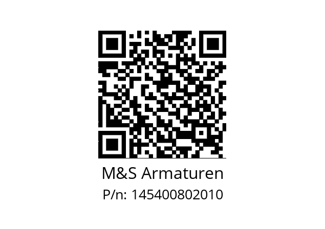   M&S Armaturen 145400802010