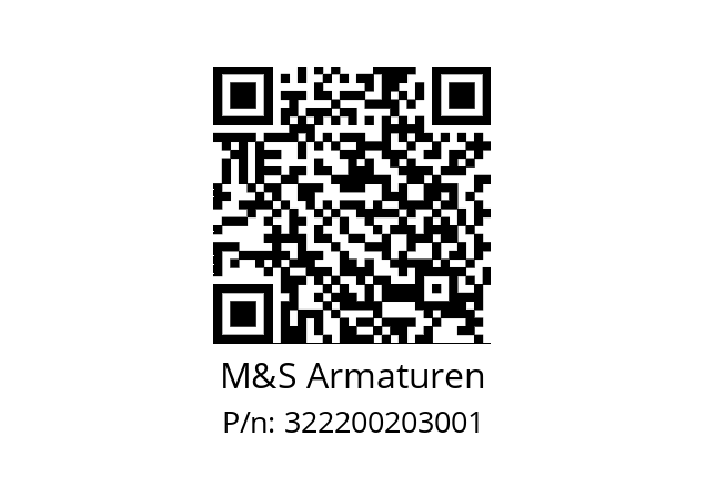   M&S Armaturen 322200203001