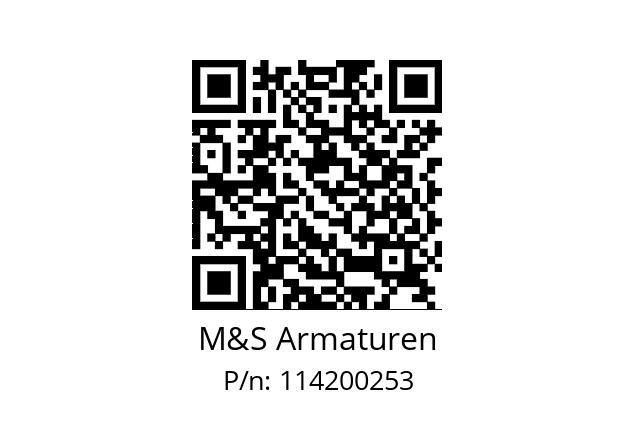   M&S Armaturen 114200253