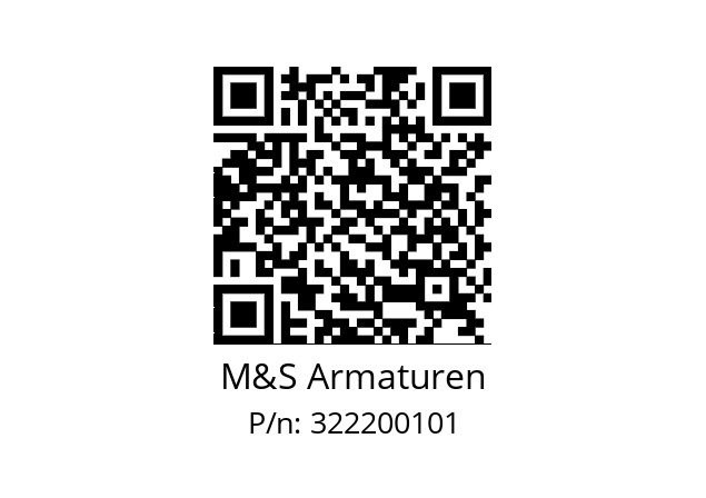   M&S Armaturen 322200101