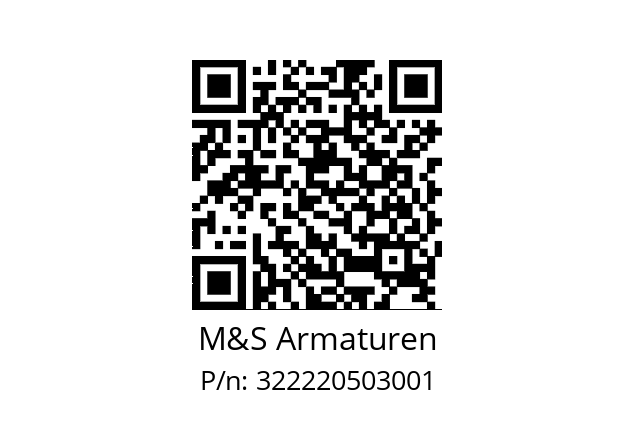   M&S Armaturen 322220503001