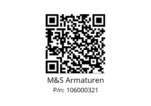   M&S Armaturen 106000321