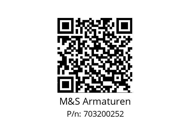   M&S Armaturen 703200252