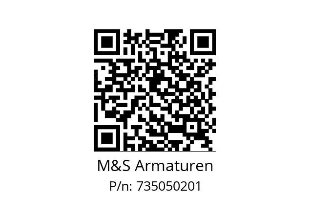   M&S Armaturen 735050201